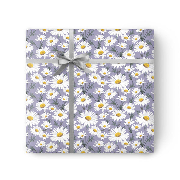 Wrapping Paper - GWP18 - Oxeye Daisy Wrapping Paper - Giant Daisy Wrapping Paper - Whistlefish