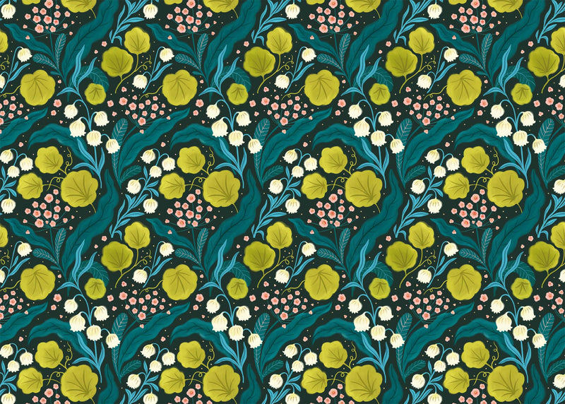 Wrapping Paper - GWP20 - Lilly Of The Valley Wrapping Paper - Lilly Of The Valley Wrapping Paper - Whistlefish