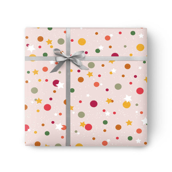 Wrapping Paper - GWP22 - Dots And Stars Wrapping Paper - Dots And Stars Wrapping Paper - Whistlefish