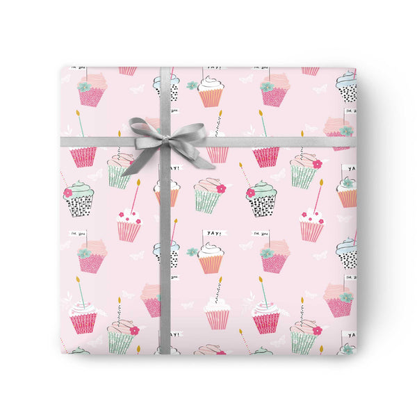 Wrapping Paper - GWP23 - Cupcake Wrapping Paper - Cupcake Wrapping Paper - Whistlefish