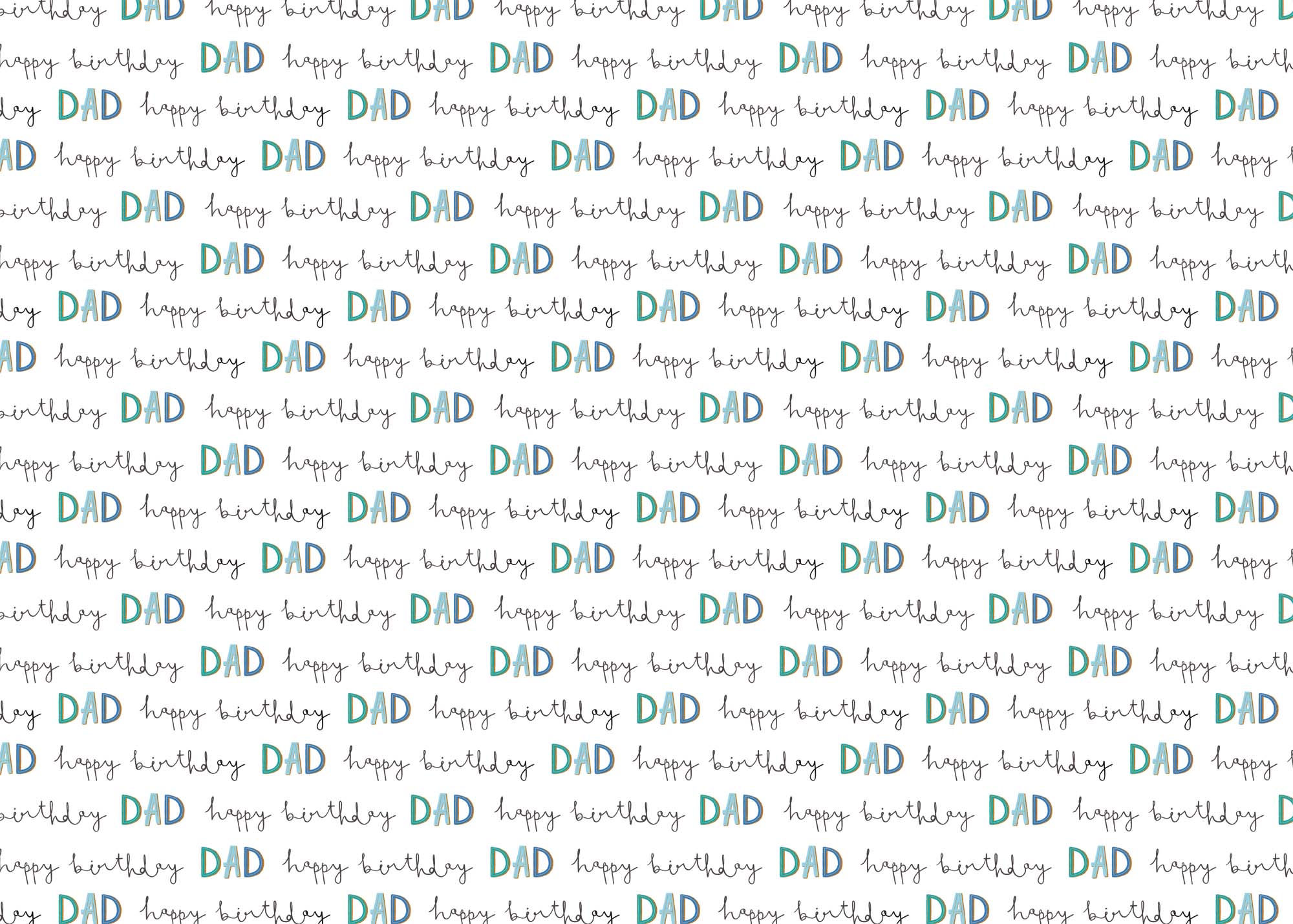 Wrapping Paper - GWP30 - Birthday Dad Wrapping Paper - Birthday Dad Wrapping Paper - Whistlefish