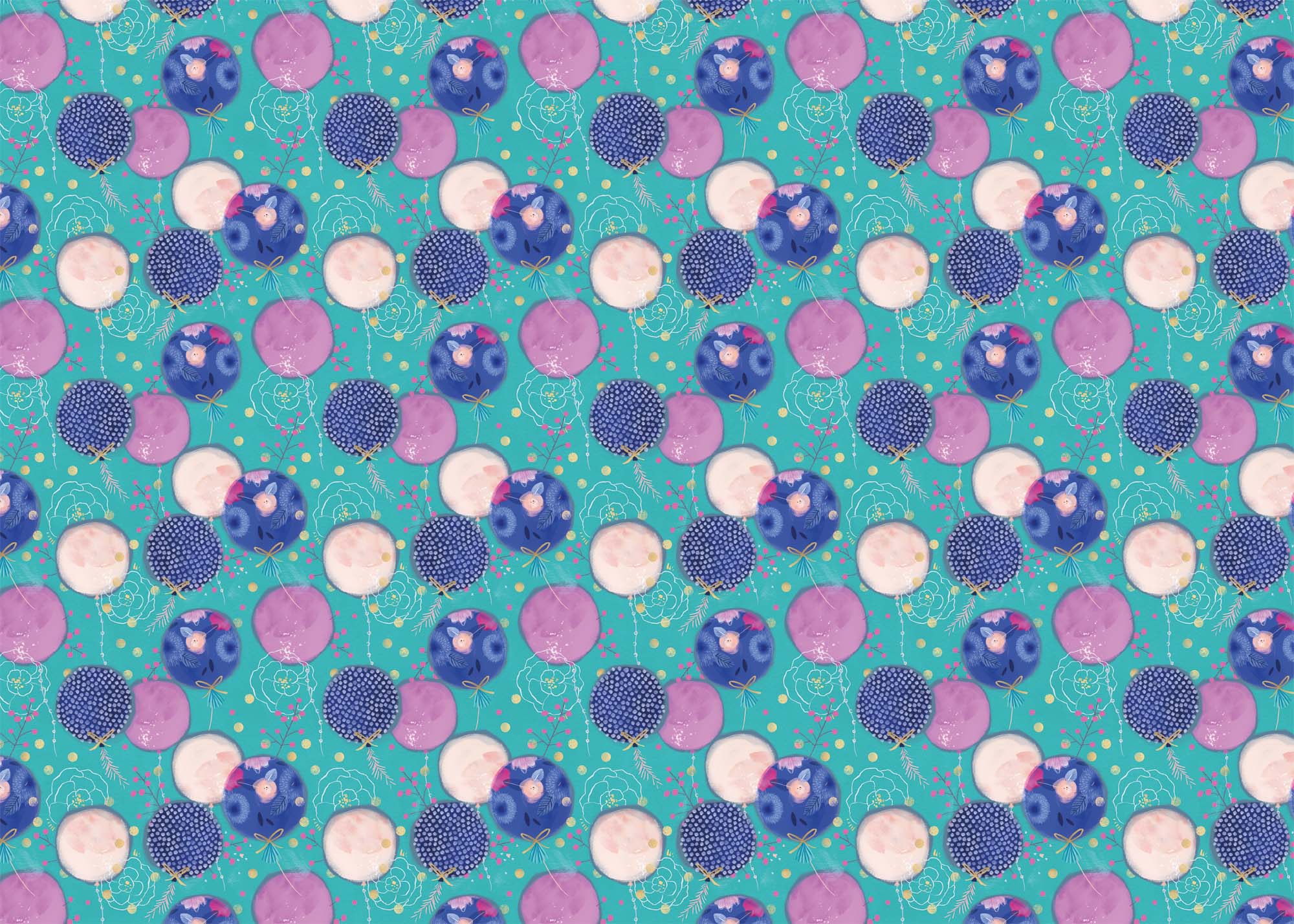 Wrapping Paper - GWP32 - Cheri Balloons Wrapping Paper - Cheri Balloons Wrapping Paper - Whistlefish