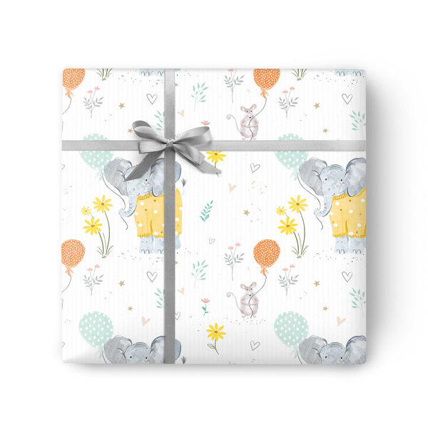 Wrapping Paper - GWP40 - Clementine Wrapping Paper - Clementine Wrapping Paper - Whistlefish
