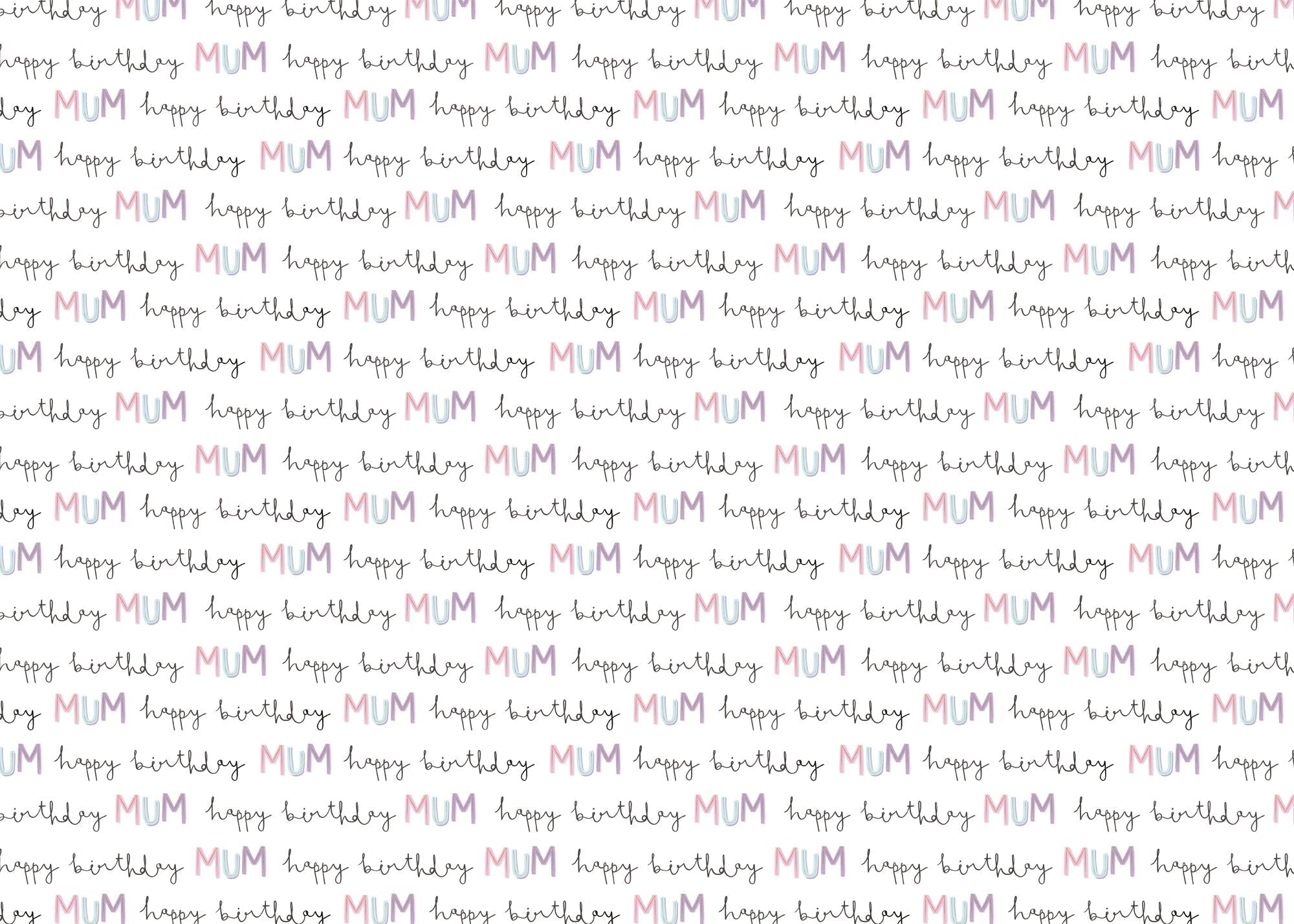 Wrapping Paper - GWP53 - Mum Birthday Wrapping Paper - Mum Birthday Wrapping Paper - Whistlefish