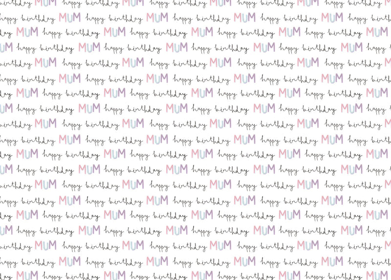 Wrapping Paper - GWP53 - Mum Birthday Wrapping Paper - Mum Birthday Wrapping Paper - Whistlefish