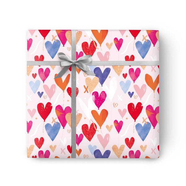 Wrapping Paper - GWP54 - Hearts Wrapping Paper - Hearts Wrapping Paper - Whistlefish