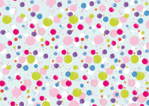 Wrapping Paper - GWP56 - Painterly Spot Wrapping Paper - Painterly Spot Wrapping Paper - Whistlefish