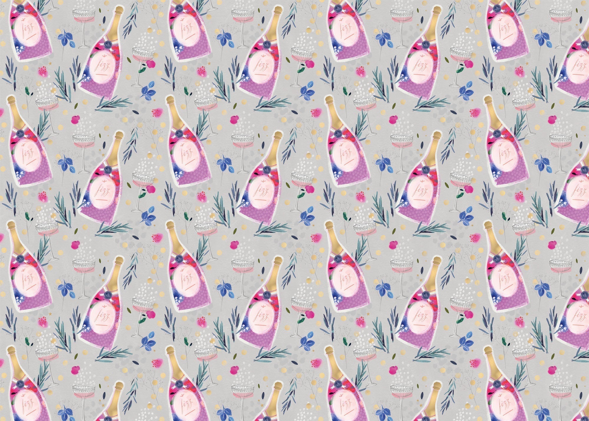 Wrapping Paper - GWP58 - Cheri Fizz Wrapping Paper - Cheri Fizz Wrapping Paper - Whistlefish