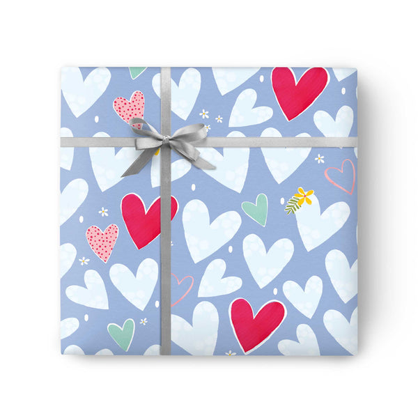 Wrapping Paper - GWP59 - Big Hearts Wrapping Paper - Big Hearts Wrapping Paper - Whistlefish