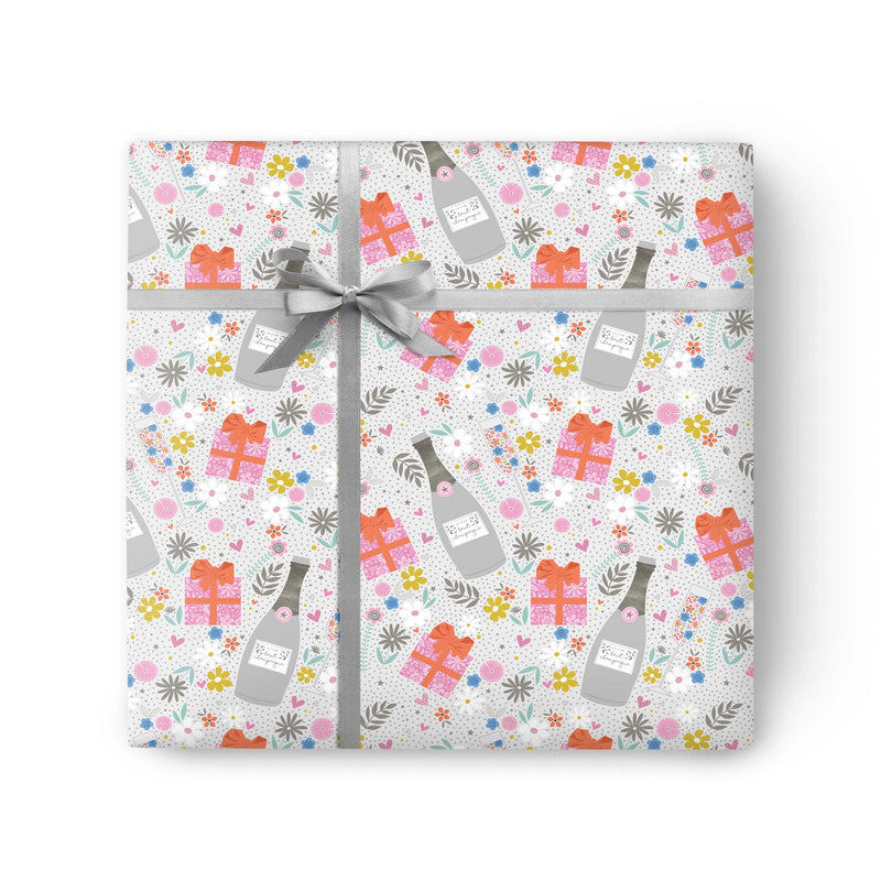 Wrapping Paper - GWP62 - Bubbles & Present Wrapping Paper - Bubbles & Present Wrapping Paper - Whistlefish