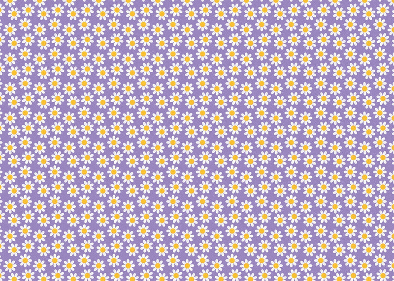 Wrapping Paper - GWP64 - Purple Daisy Wrapping Paper - Purple Daisy Wrapping Paper - Whistlefish