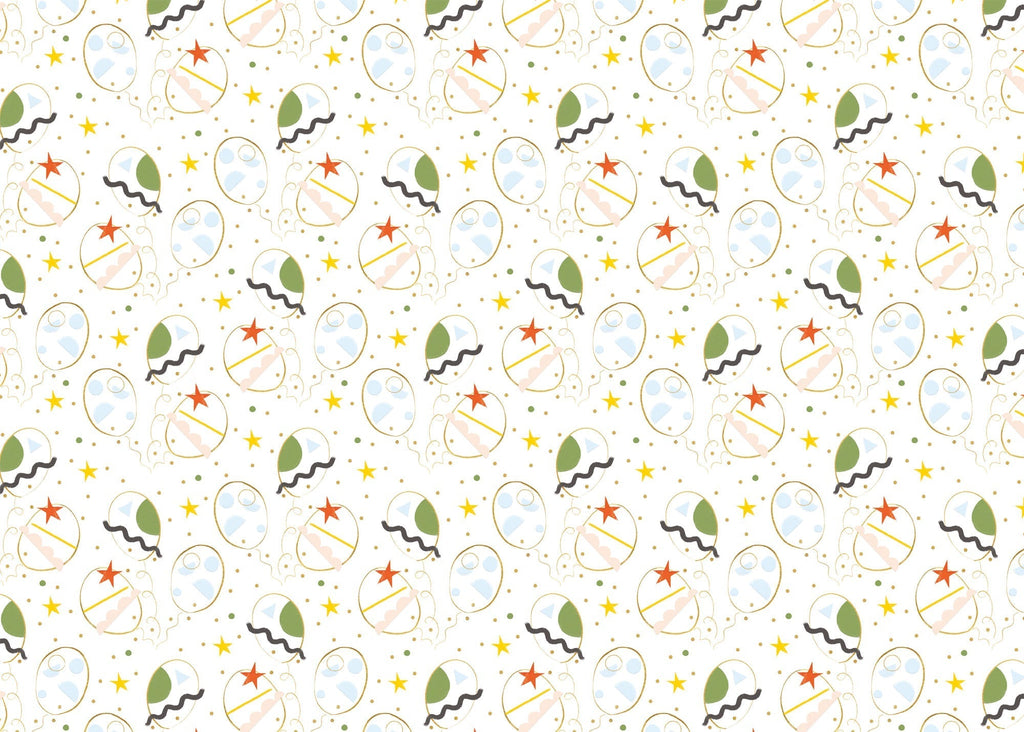 Wrapping Paper - GWP70 - Simple Balloons Wrapping Paper - Simple Balloons Wrapping Paper - Whistlefish