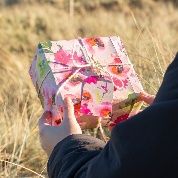 Wrapping Paper - GWP76 - Orange Poppy Wrapping Paper - Orange Poppy Wrapping Paper - Whistlefish