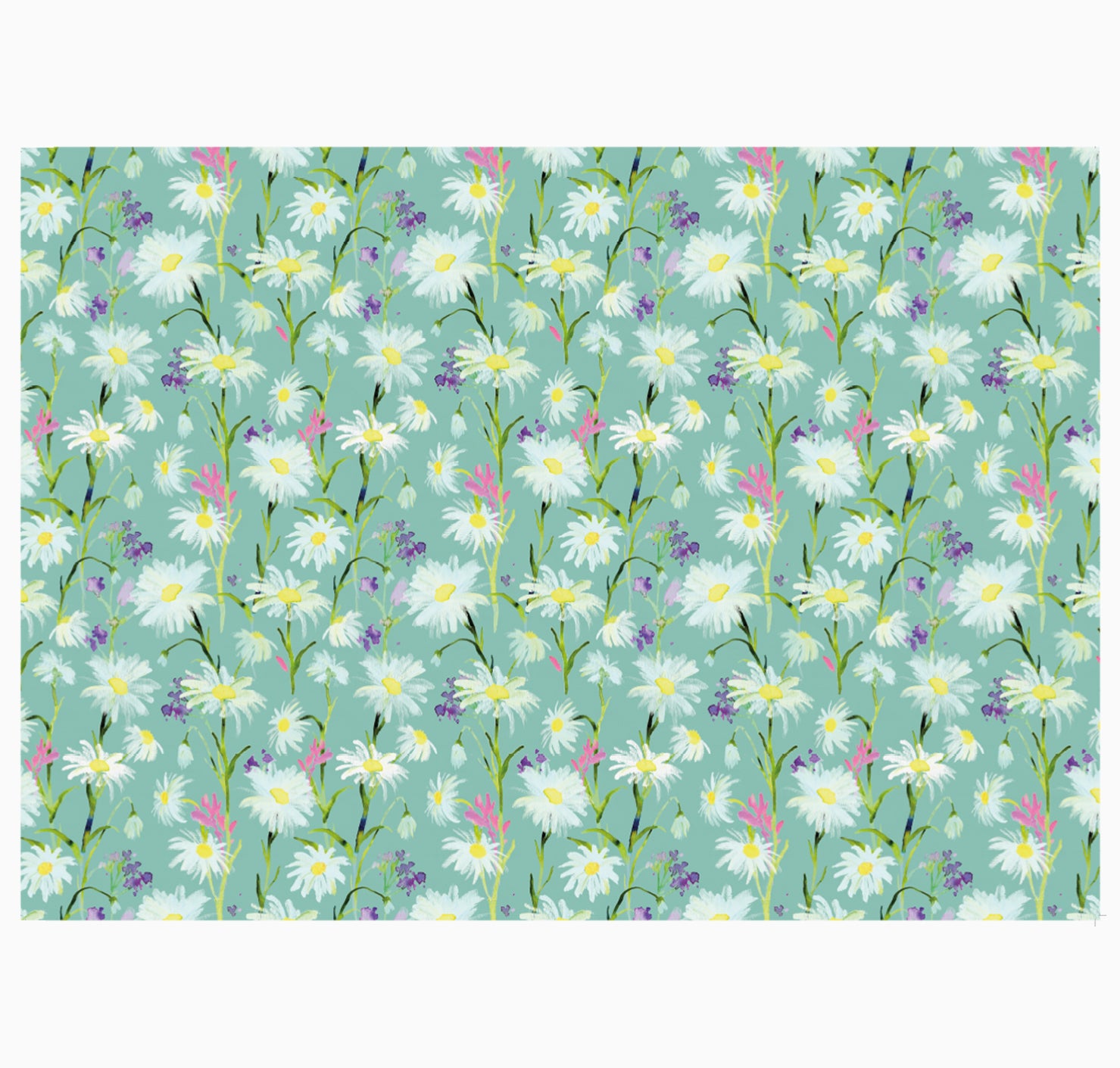 Wrapping Paper-GWP87 - Messy Daisies Wrapping Paper-Whistlefish