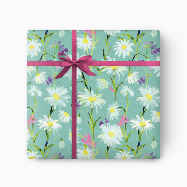 Wrapping Paper-GWP87 - Messy Daisies Wrapping Paper-Whistlefish
