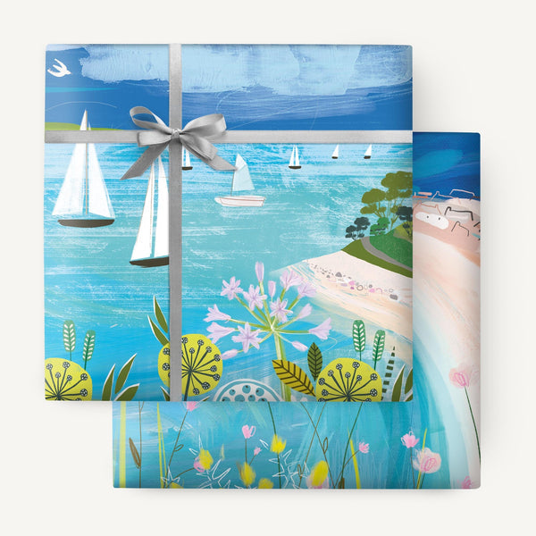 Wrapping Paper - WWP116 - Coastal Path Wrapping Paper - 