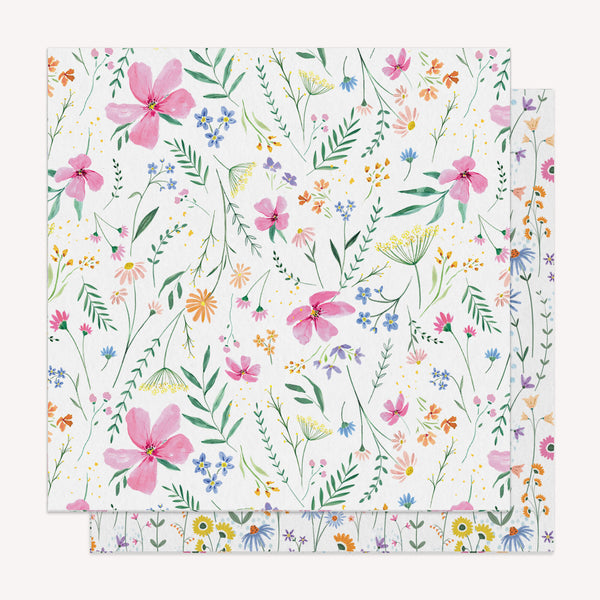Wrapping Paper - WWP58 - Wildflower Meadow Wrapping Paper - Wildflower Meadow Wrapping Paper - Gift Wrap - Whistlefish