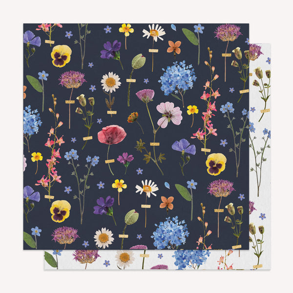 Wrapping Paper - WWP71 - Pressed Flowers Wrapping Paper - Pressed Flowers Wrapping Paper - Whistlefish