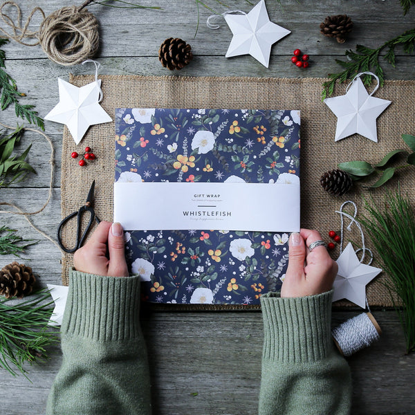 Wrapping Paper - WWX320 - Vintage Berry Wrapping Paper - Vintage Berry Wrapping Paper - Whistlefish
