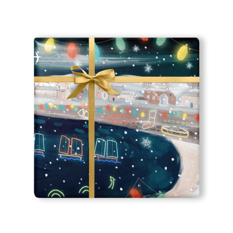 Wrapping Paper - WWX339 - Mousehole Lights Wrapping Paper - 