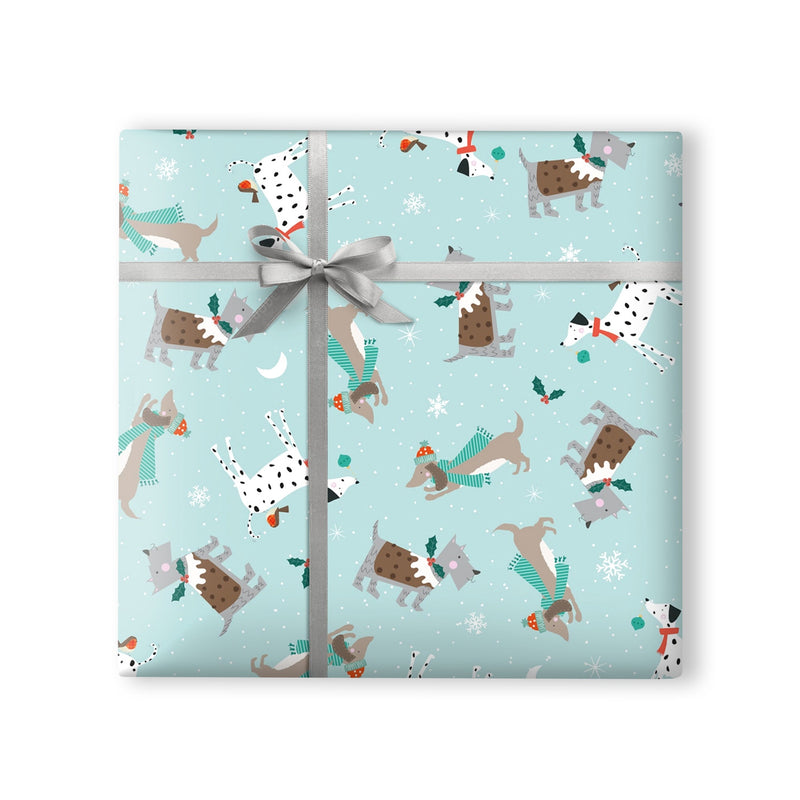 Wrapping Paper - WWX341 - Christmas Dogs Wrapping Paper - 