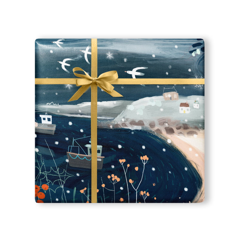 Wrapping Paper - WWX342 - Devon Coast Wrapping Paper - Devon Coast Wrapping Paper - Whistlefish