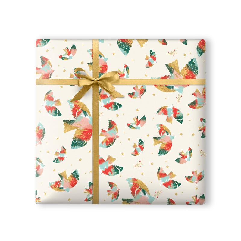 Wrapping Paper - WWX343 - Paint Birds Wrapping Paper - 