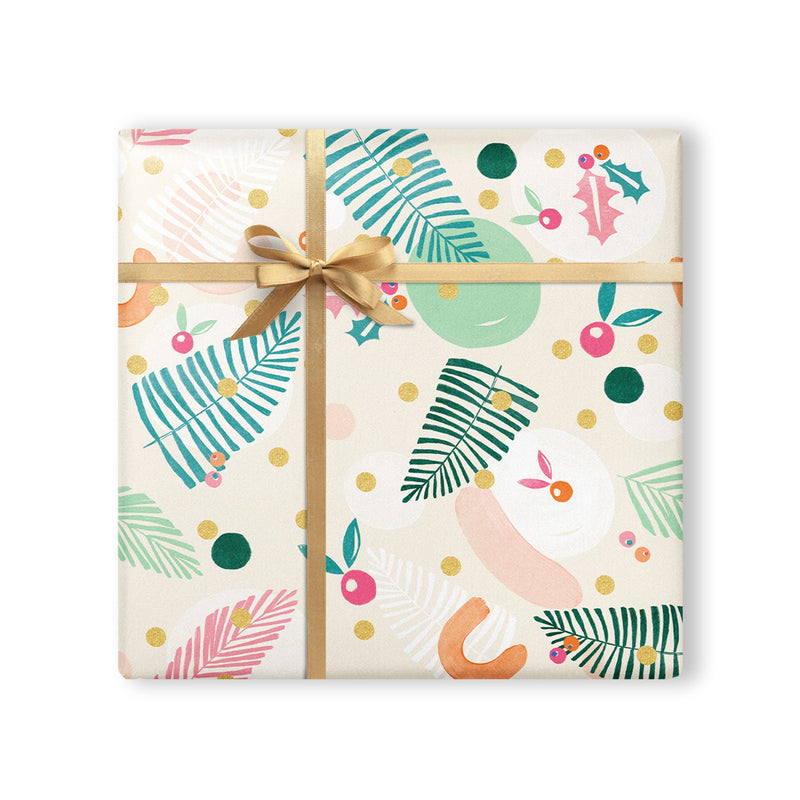 Wrapping Paper - WWX345 - Vibrant Leaves Wrapping Paper - 