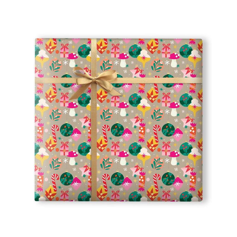 Wrapping Paper - WWX346 - Colourful Christmas Wrapping Paper - 