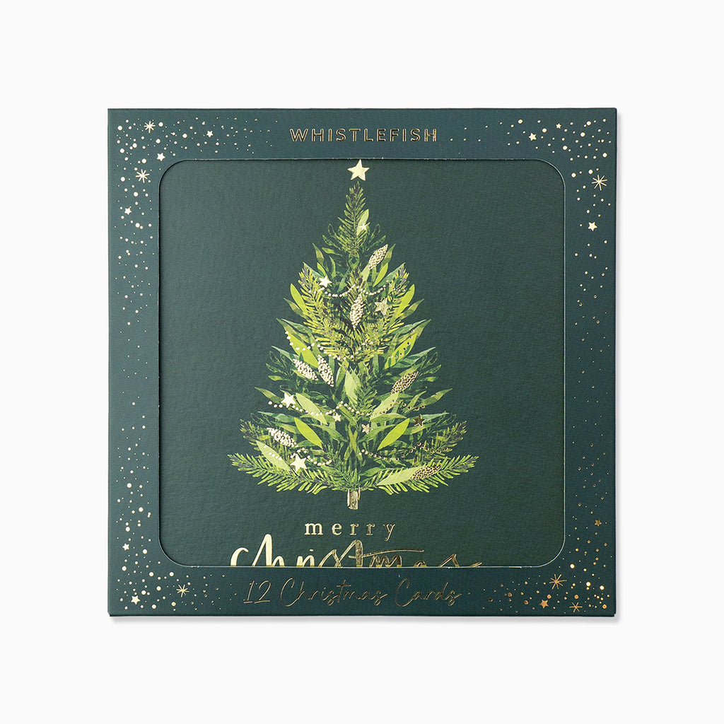 Evergreen Christmas Card Pack - Whistlefish