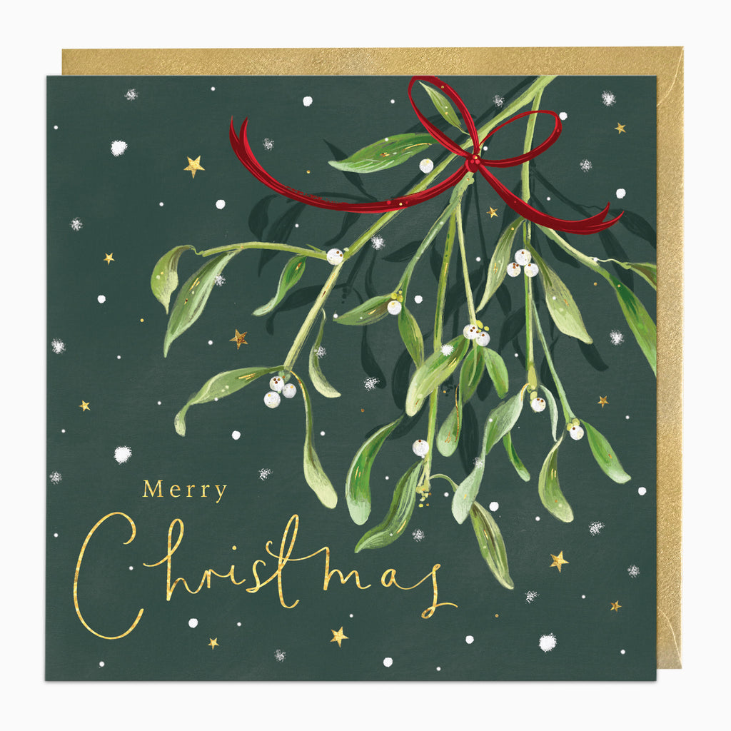 ZA006 - Under the Mistletoe Christmas Card