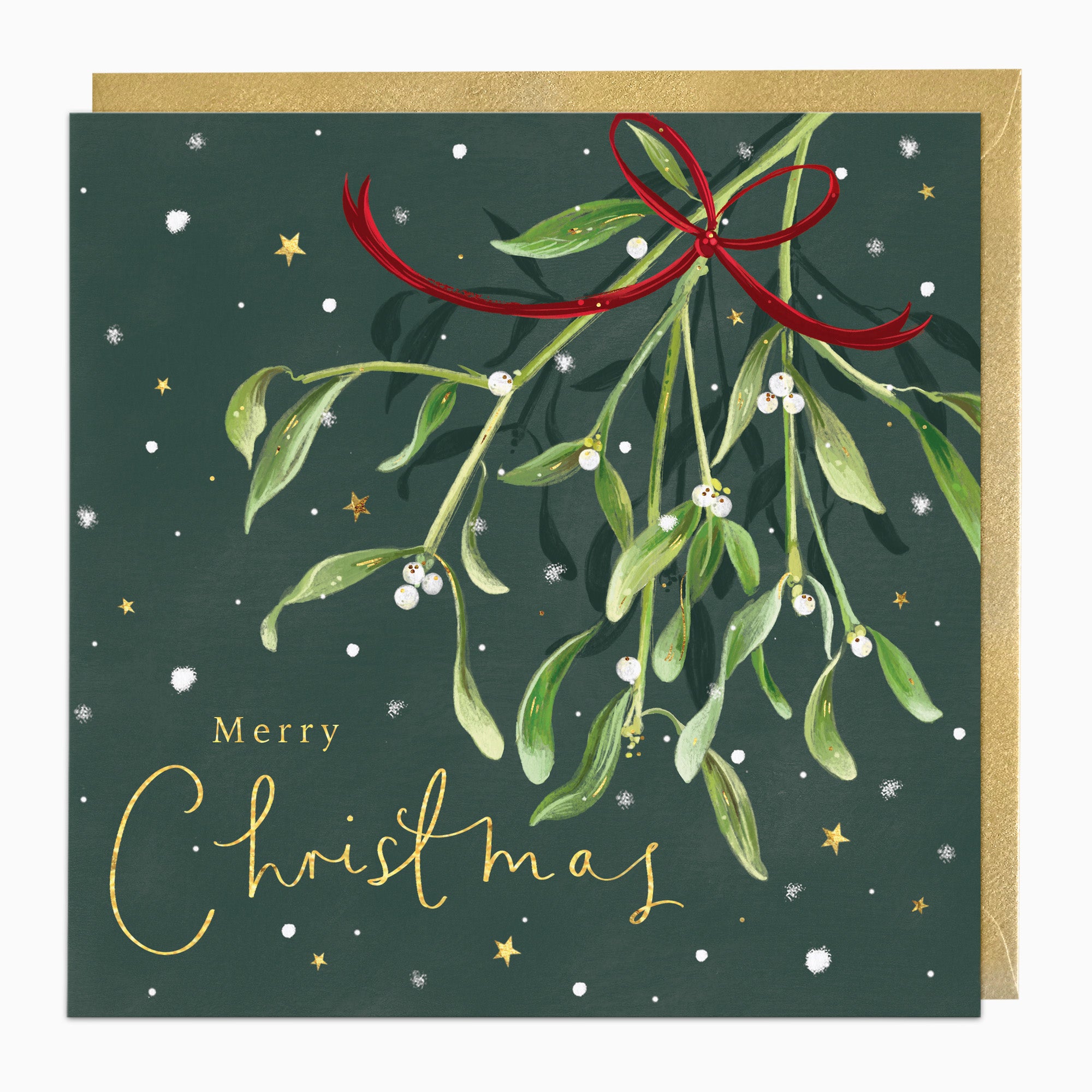 ZA006 - Under the Mistletoe Christmas Card