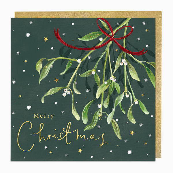 ZA006 - Under the Mistletoe Christmas Card