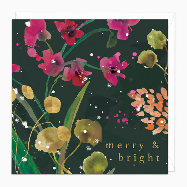 ZA009 - Winter Berries in Bloom Christmas Card