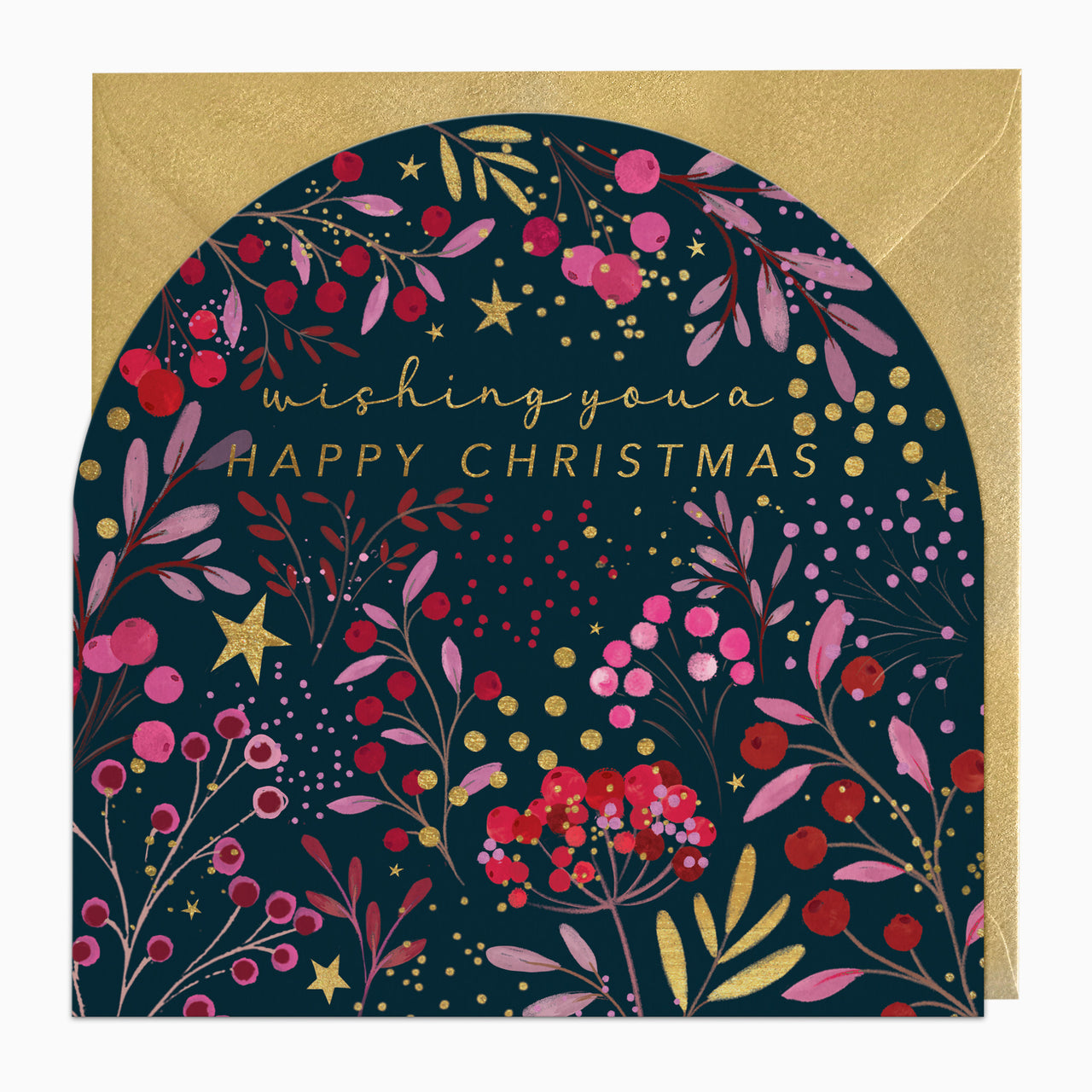 ZA017 - Bursting Berry Botanicals Christmas Card