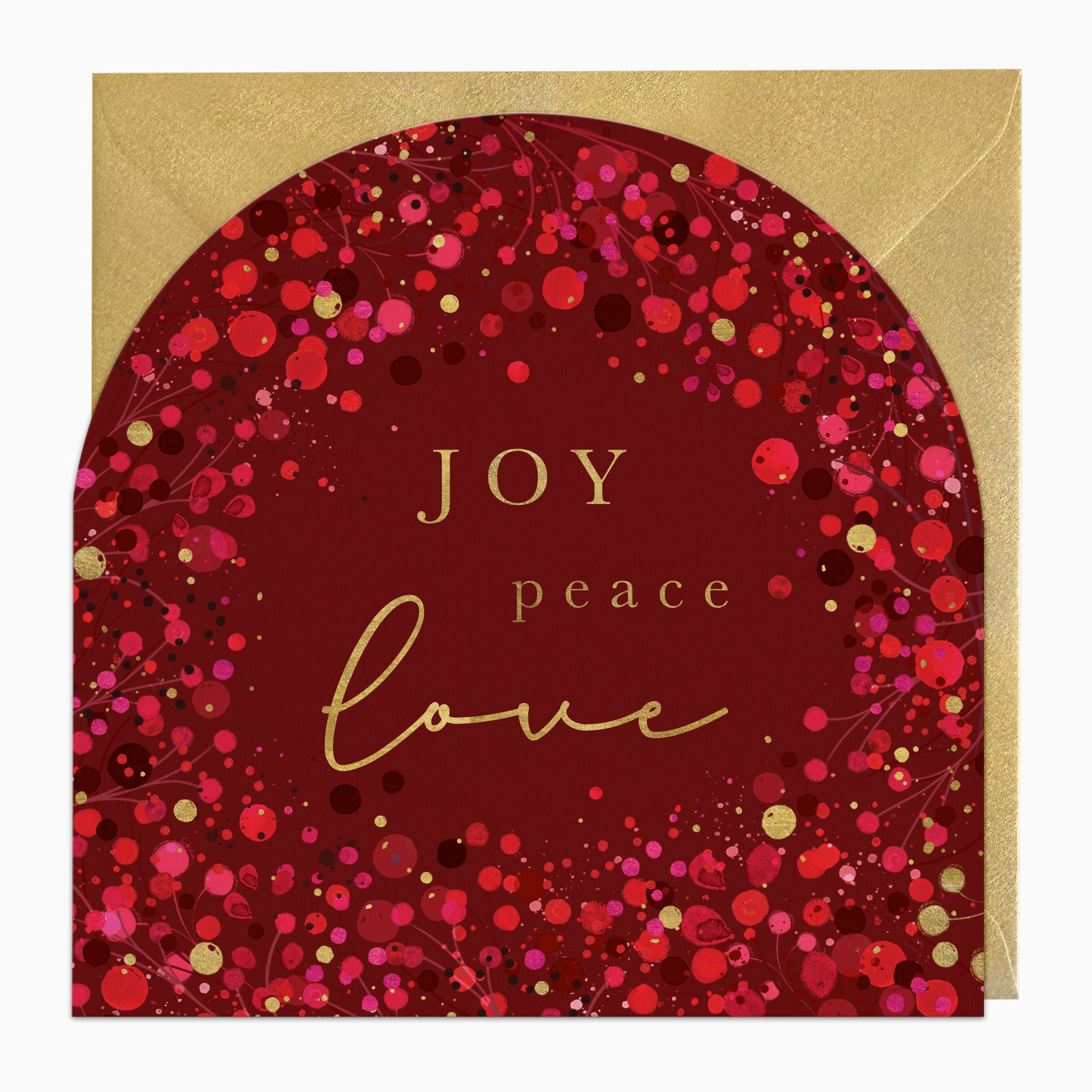 ZA021 - Bursting Berry Joy Christmas Card