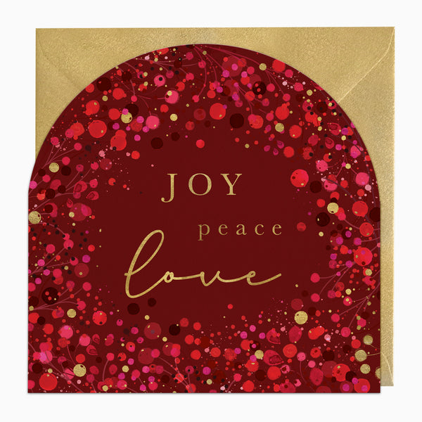 ZA021 - Bursting Berry Joy Christmas Card