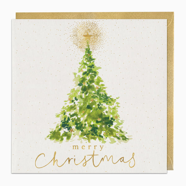 ZA026 - Golden Tree Christmas Card