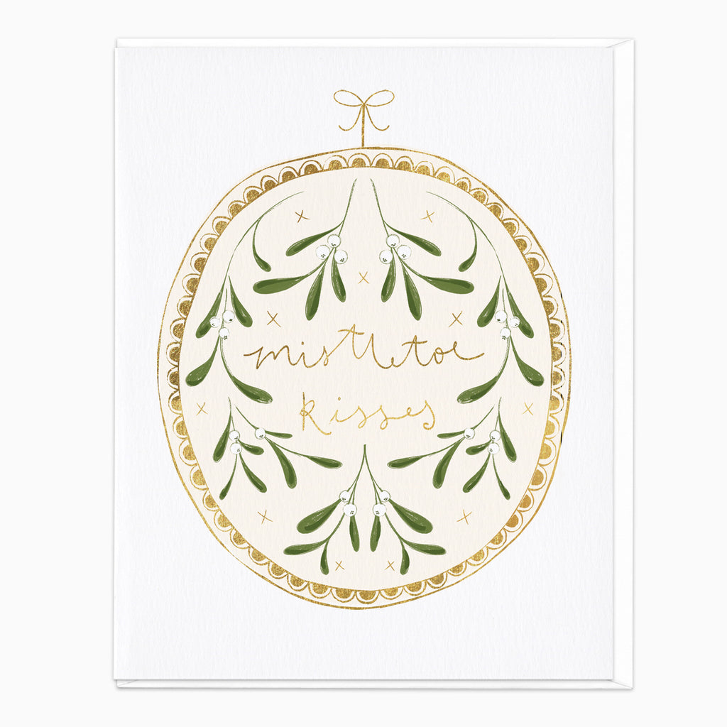 ZA043 - Mistletoe Kisses Christmas Card