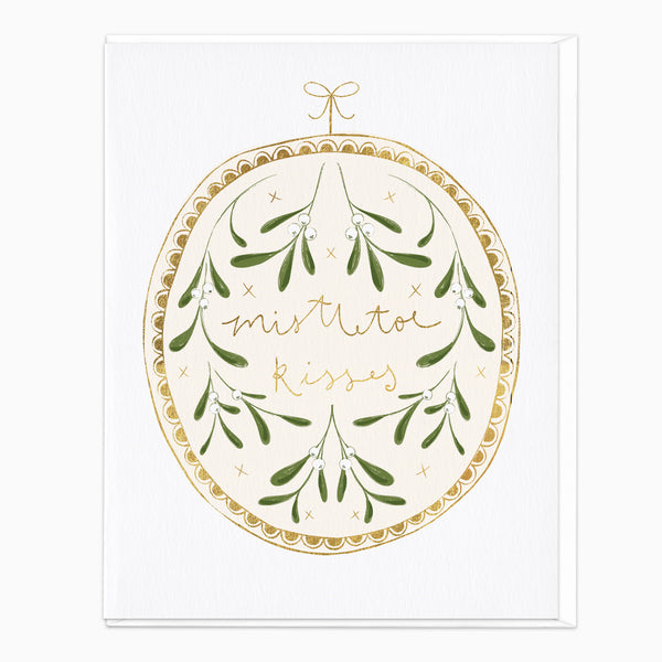 ZA043 - Mistletoe Kisses Christmas Card