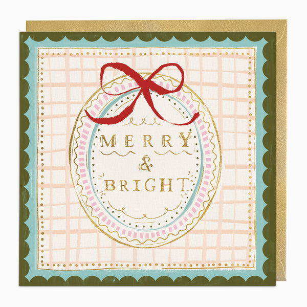 ZA048 - Merry & Bright Christmas Card