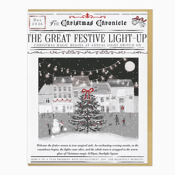 ZA049 - Chronicles Light Up Christmas Card
