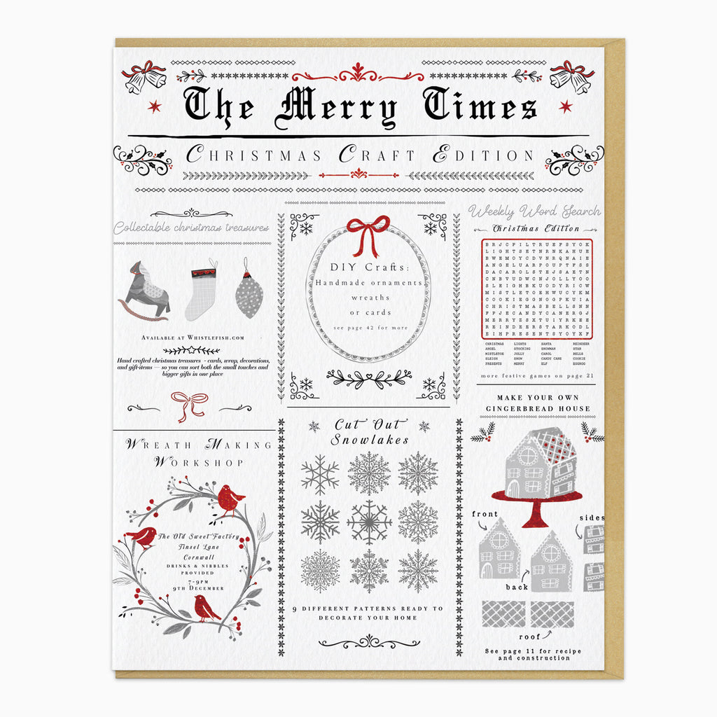 ZA050 - Chronicles Craft Edition Christmas Card
