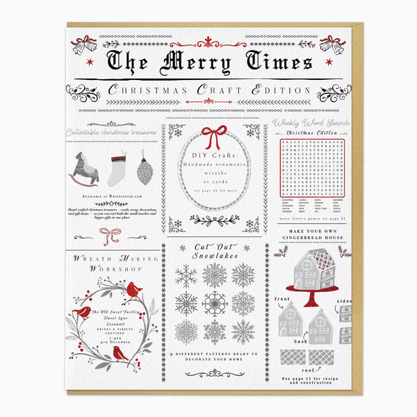 ZA050 - Chronicles Craft Edition Christmas Card
