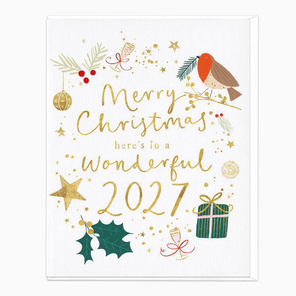 ZA054 - Wonderful 2027 Christmas Card