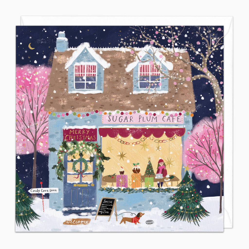 ZA073 - Sugar Plum Shop Christmas Card