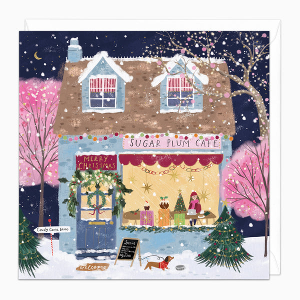 ZA073 - Sugar Plum Shop Christmas Card