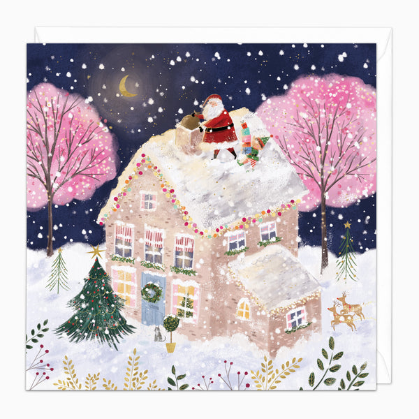 ZA076 - Sugar Plum House Christmas Card