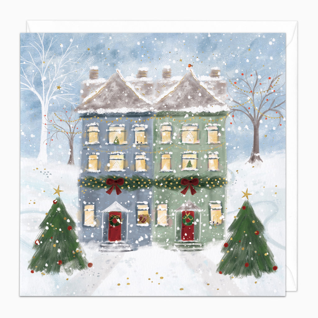 ZA084 - Snowy Neighbours Christmas Card