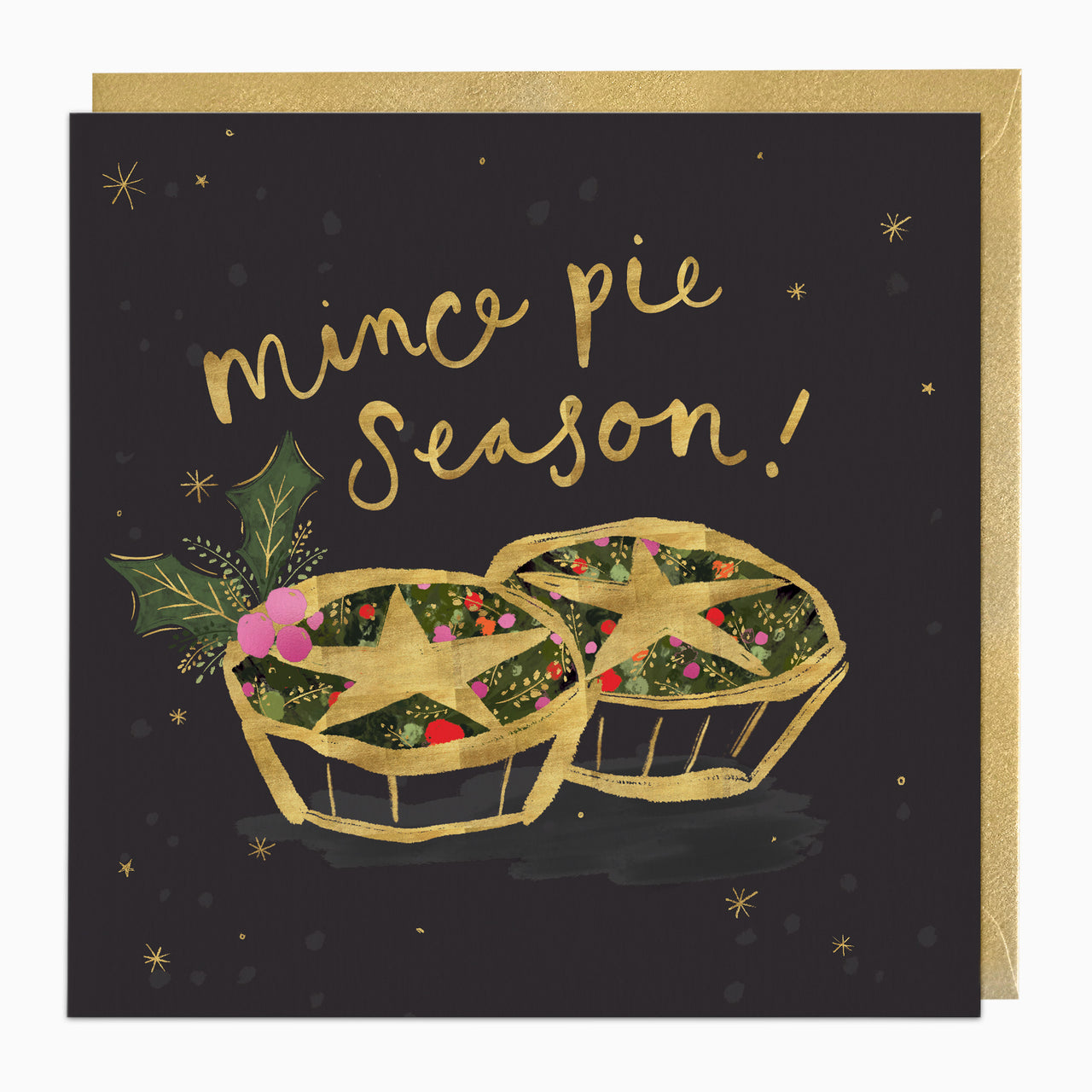 ZA102 - Mince Pie Season Christmas Card